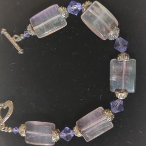 Amethyst Bracelet with crystals